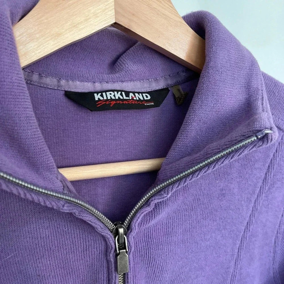 Kirkland purple zip up vest size medium - Picture 5 of 6